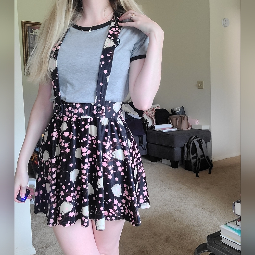 Pusheen The Cat Hot Topic - Suspender Skater Skirt